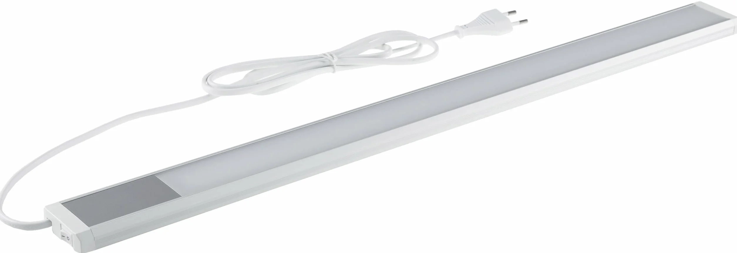 Listwa oświetleniowa podszafkowa LED 60cm 10W 1280 lumenów 230V 1,5m kabel z włącznikiem światło ciepłobiałe