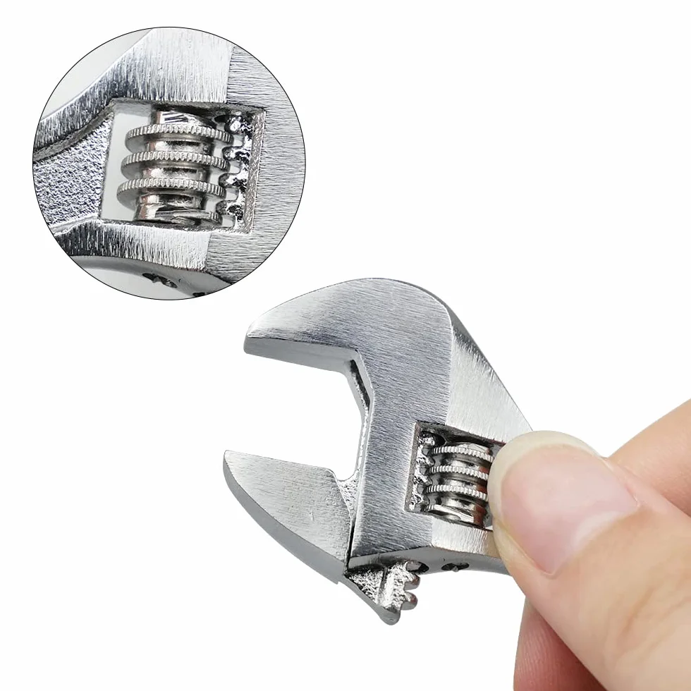 Mini klucz nastawny 100 mm metalowy wielofunkcyjny