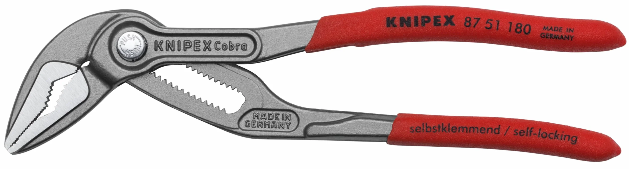 KNIPEX Cobra ES Szczypce nastawne do rur 180 mm 87 51 180