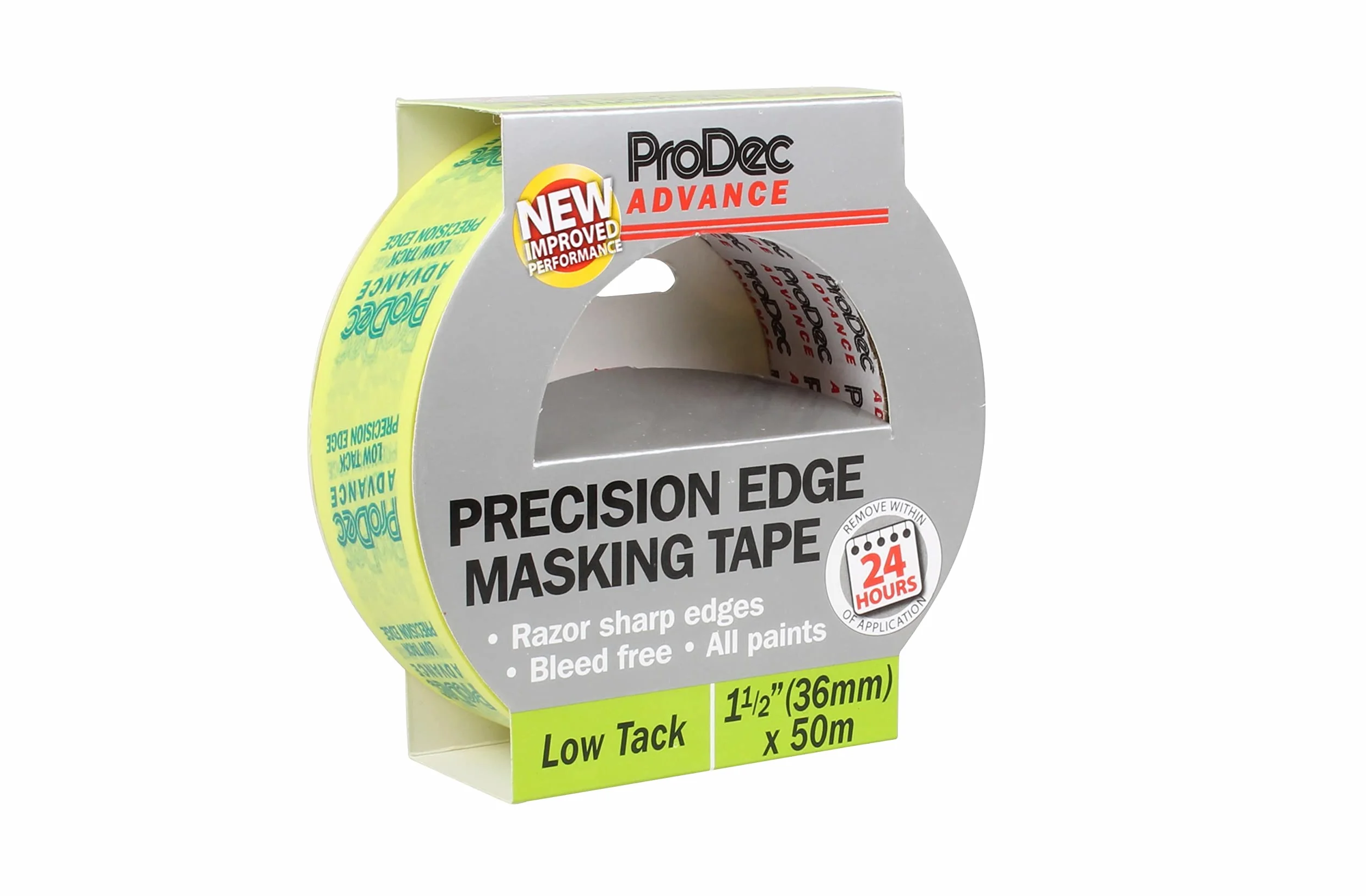 ProDec Advance Taśma maskująca Precision Edge Multi Surface niskiej przyczepności do ostrych linii