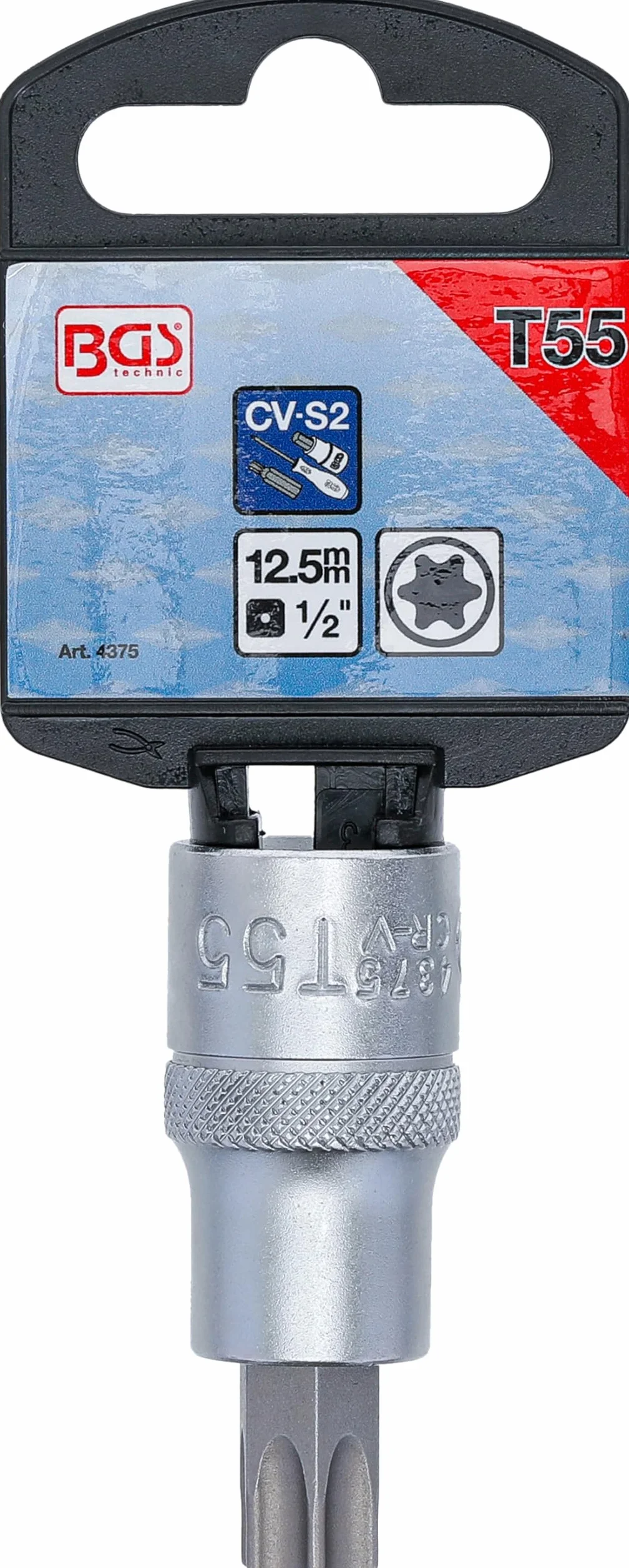 BGS 4375 Nasadka do bitów 12,5 mm (1/2") profil T (do Torx) T55