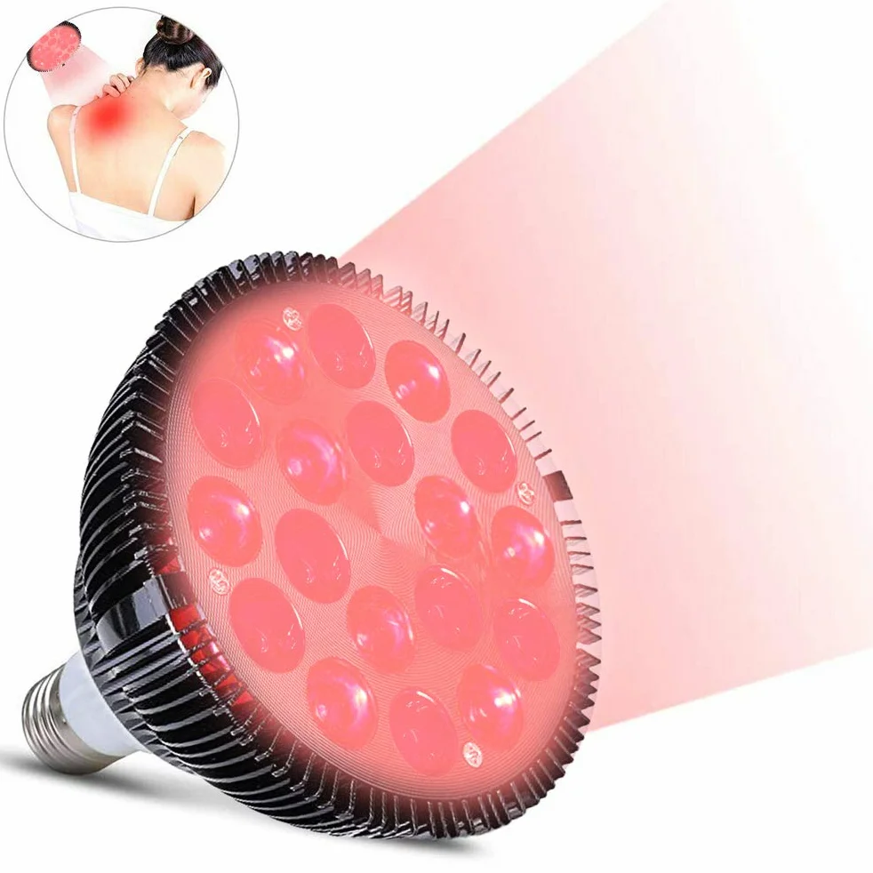 Simcoe Czerwona lampa świetlna, 54 W, lampa terapeutyczna, czerwona 660 nm i 850 nm lampy LED na podczerwień do naprawy problemów ze skórą i łagodzenia bólu