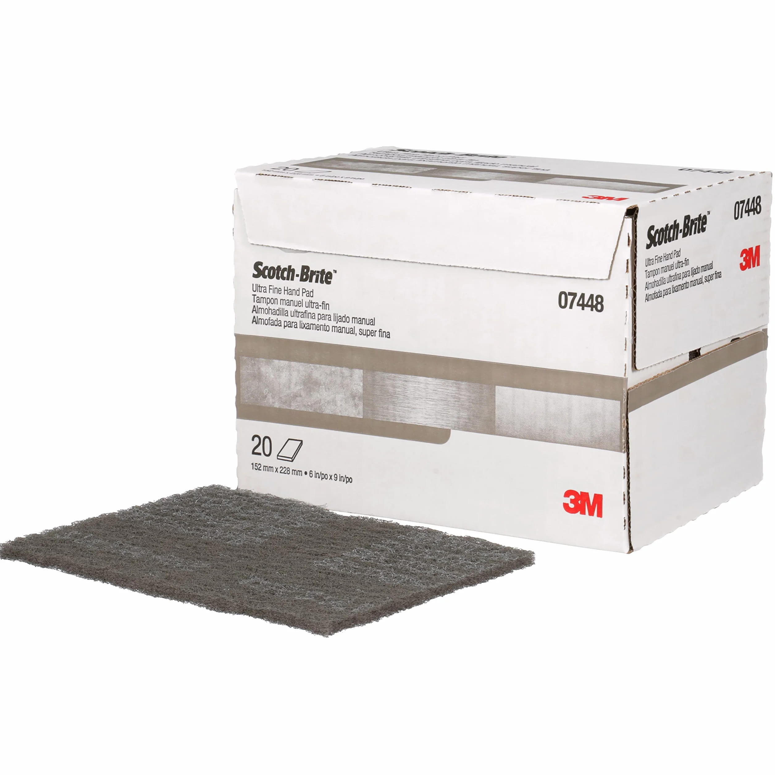 Scotch-Brite 7448 ultra cienka podkładka na rękę 15 cm x 23 cm, 20 podkładek