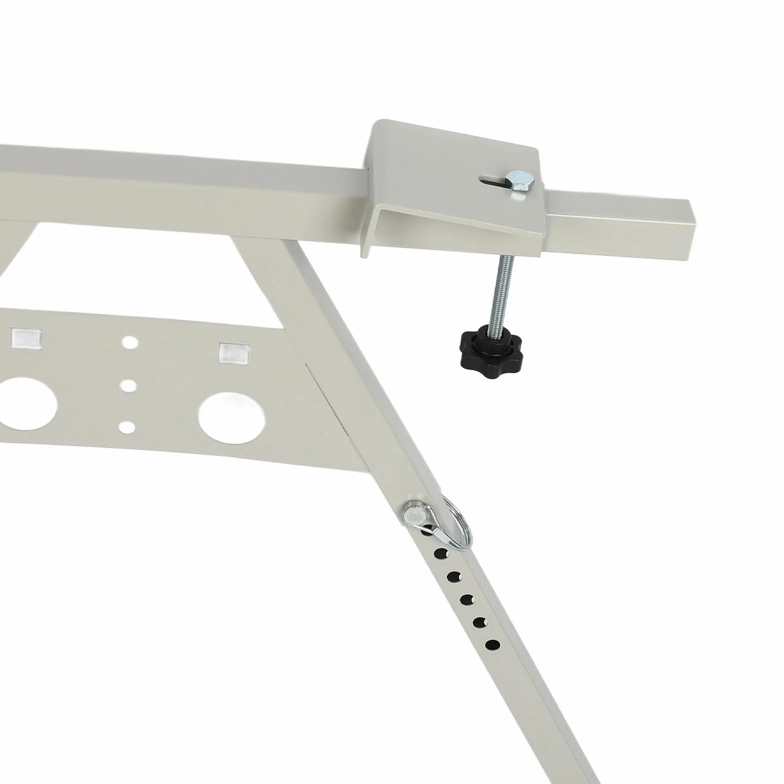 Stabilizator Drabiny Stalowy Antypoślizgowy Regulowany Udźwig 380 Funtów Dystans Dachowy z Hakiem Toovem