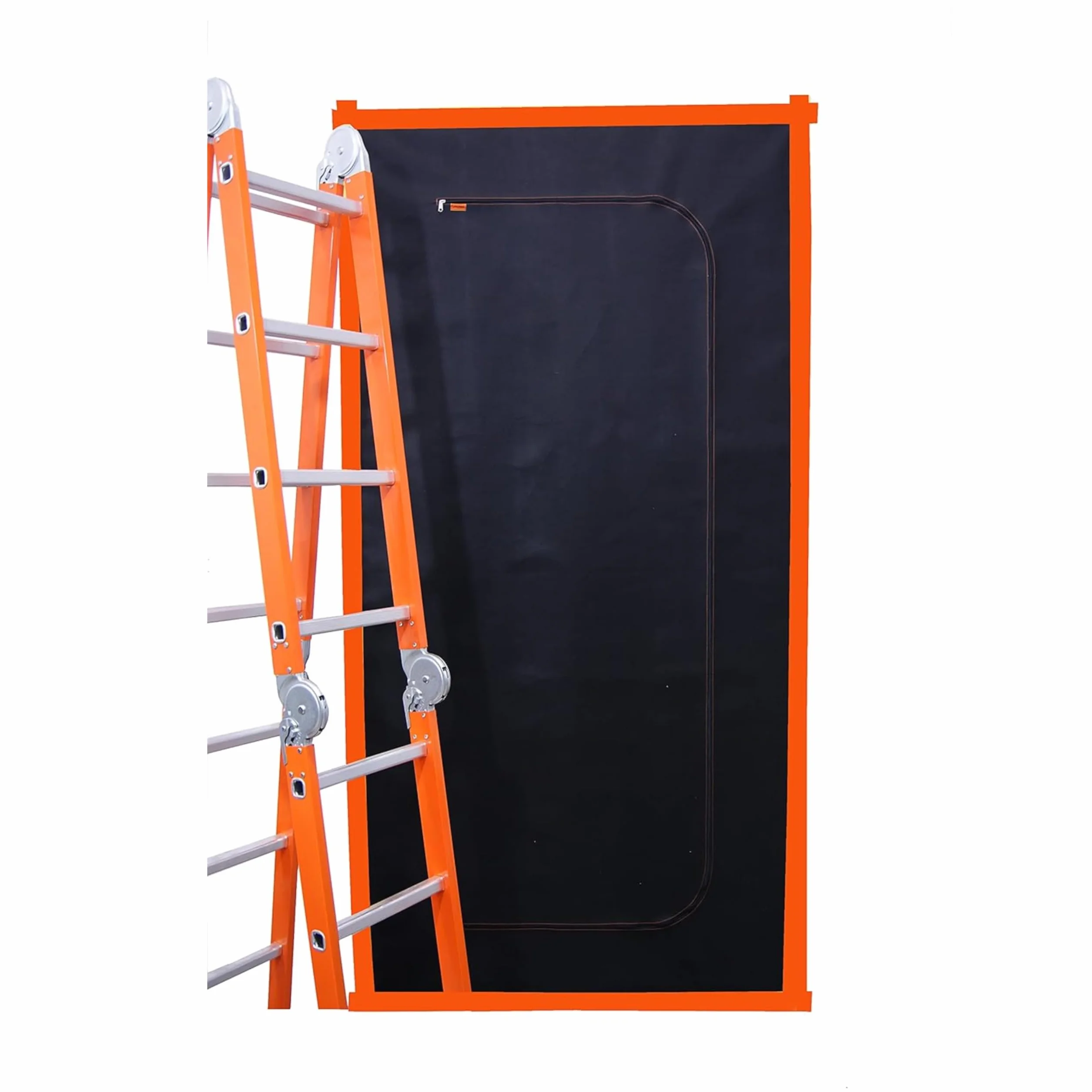 Drzwi przeciwpyłowe z taśmą, osłona przeciwpyłowa 220x110 cm, gruba tkanina polipropylenowa