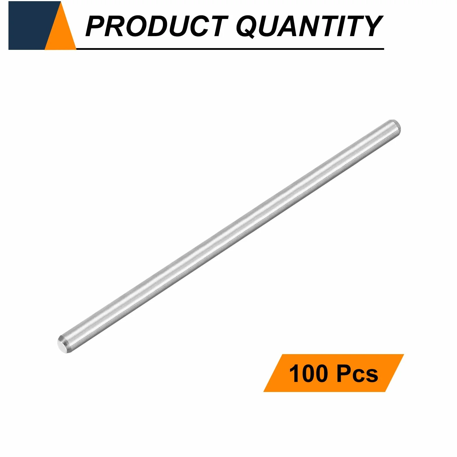 QUARKZMAN 100 sztuk kołków M2,5 x 40 mm 304 ze stali nierdzewnej cylindryczny wspornik półki elementy mocujące do mebli DIY