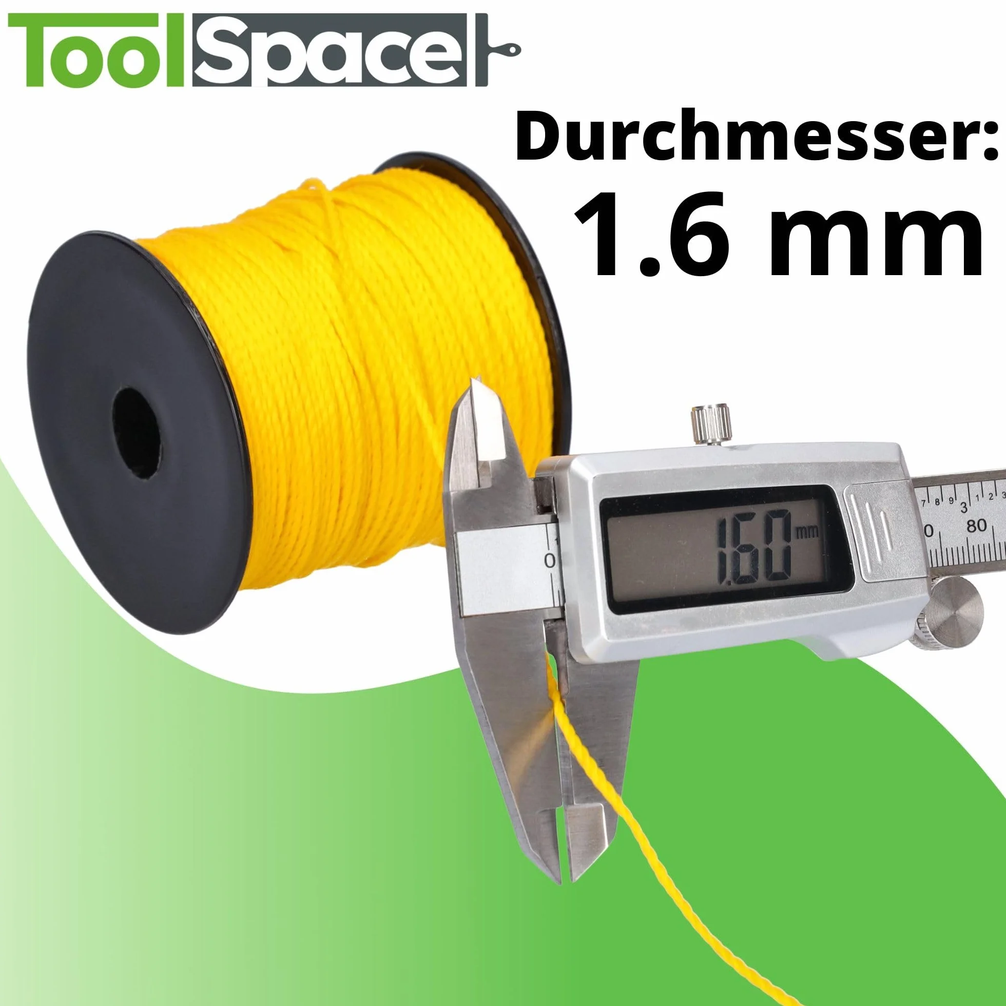 Sznur Murarski Budowlany 50m x 1.6 mm ToolSpace 6x Zestaw