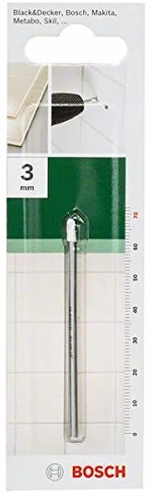Bosch Wiertła do płytek ceramicznych 3,0 mm 70 mm