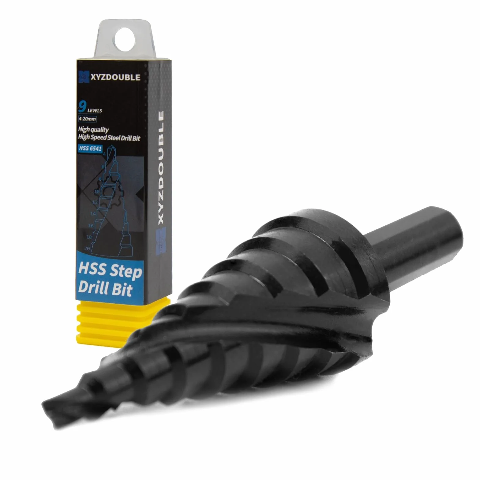 Wiertła Stopniowe HSS 4-20 mm Zestaw do Metalu Drewna Plastiku