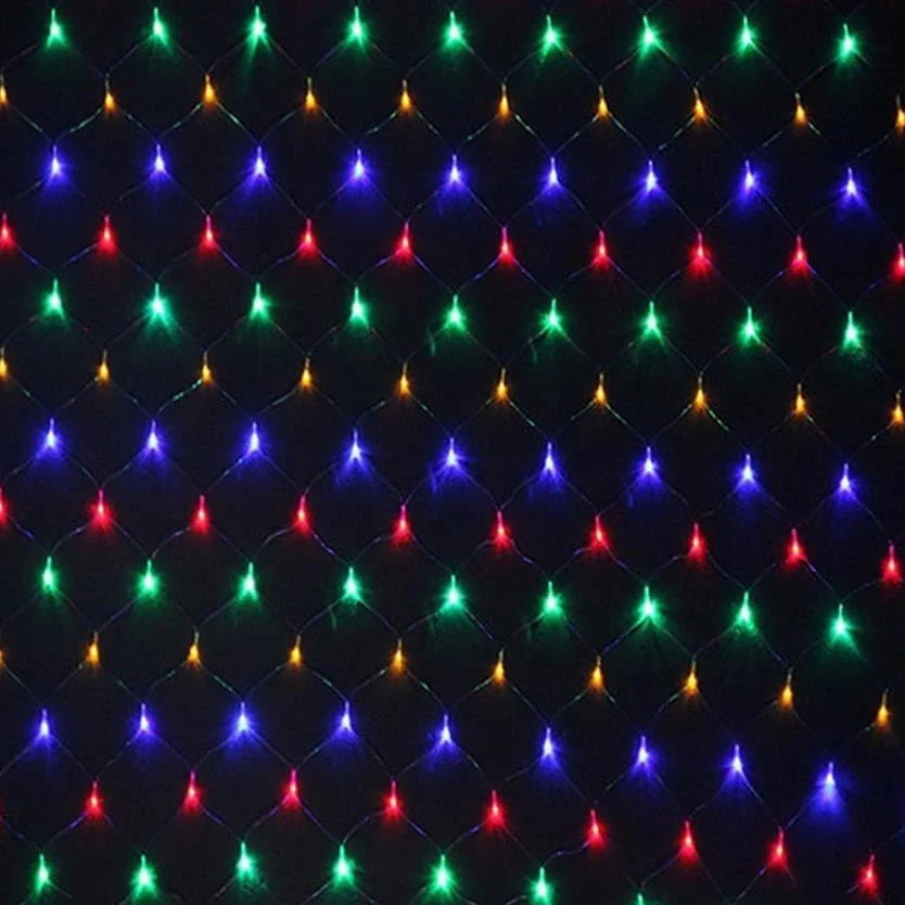 Łańcuch świetlny LED 5m 50 diod IP44 8 trybów migania przezroczysty kabel