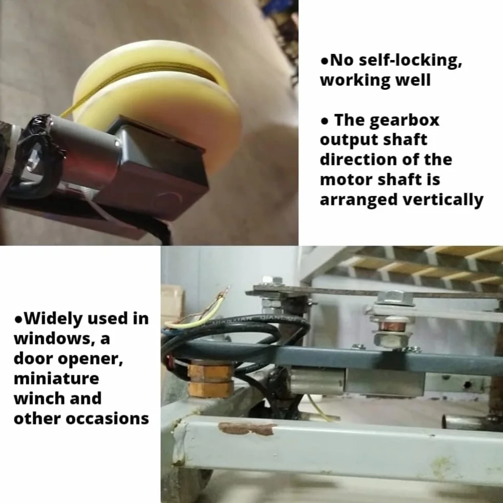 Reversible High Torque Getriebemotor DC 12V Reduktion Motor CW/CCW 40RPM