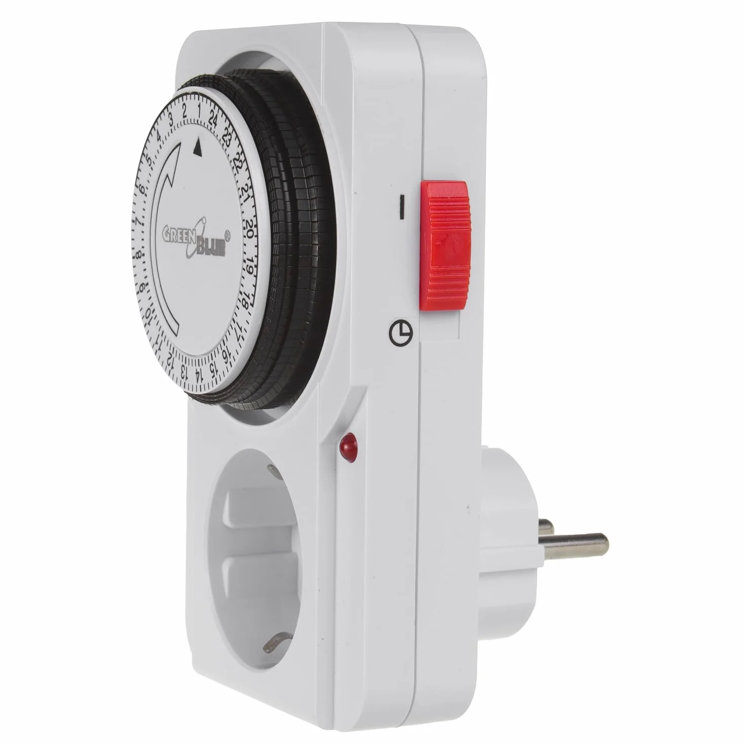 GreenBlue GB360 F Włącznik Czasowy Timer Mechaniczny 48 Programów 16A IP20