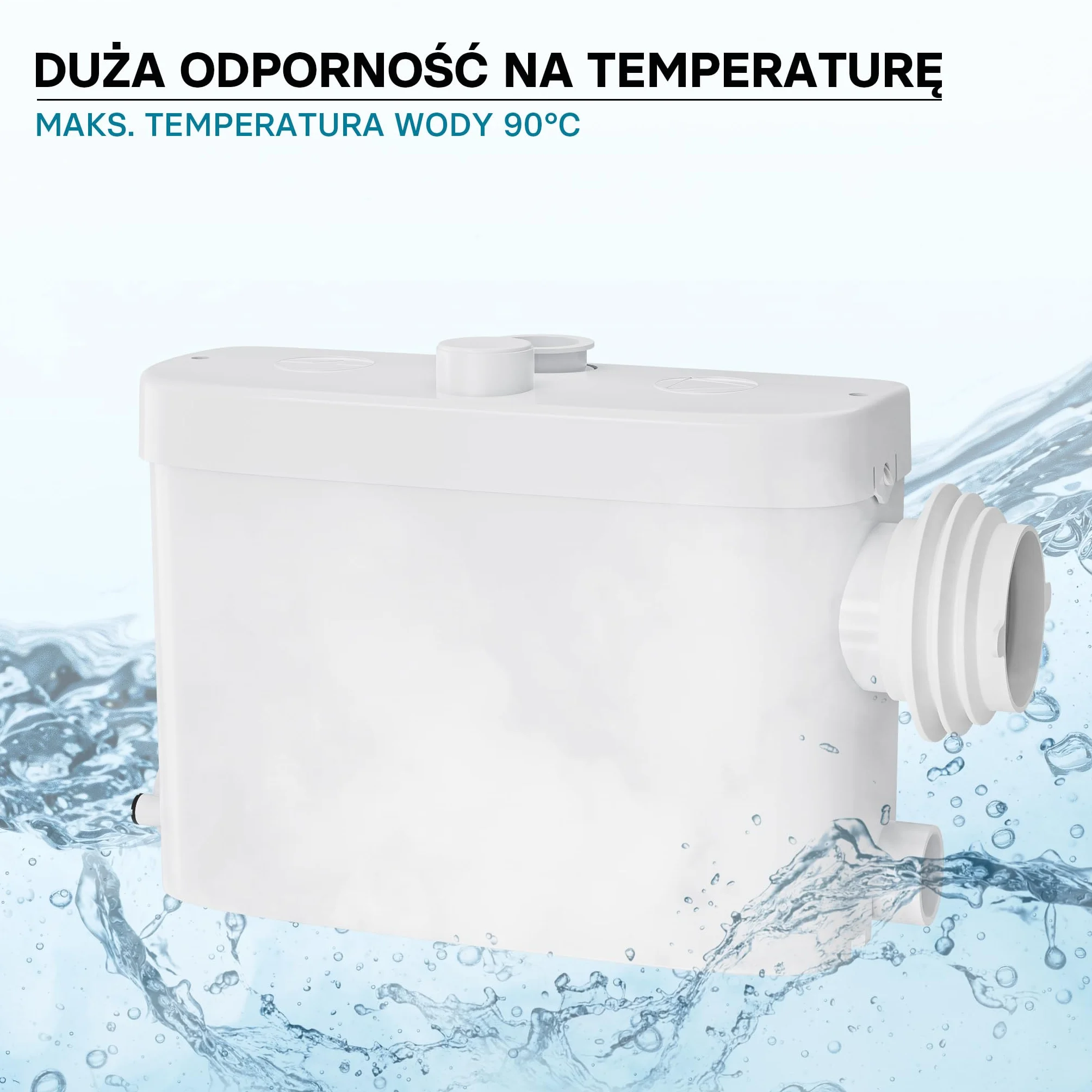 XPOtool Pomporozdrabniacz 3/1 450 W, 115 l/min, wysokość 7,5 m