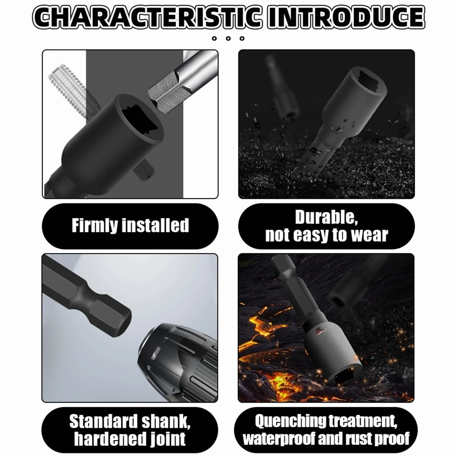 M4-M16 gwintownik Die Adapter gniazda 1/4 cala uchwyt sześciokątny metryczny do wiertarki M14