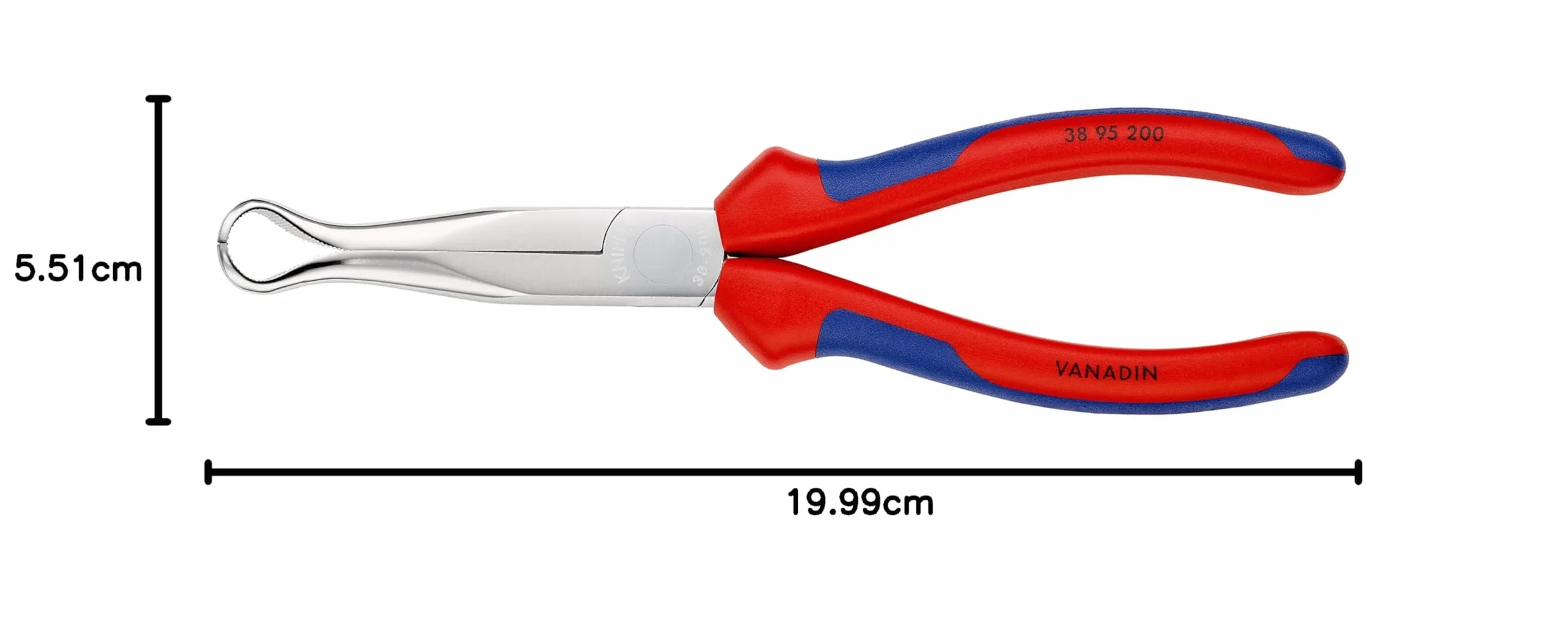 KNIPEX Szczypce dla mechaników chromowany 200 mm 38 95 200