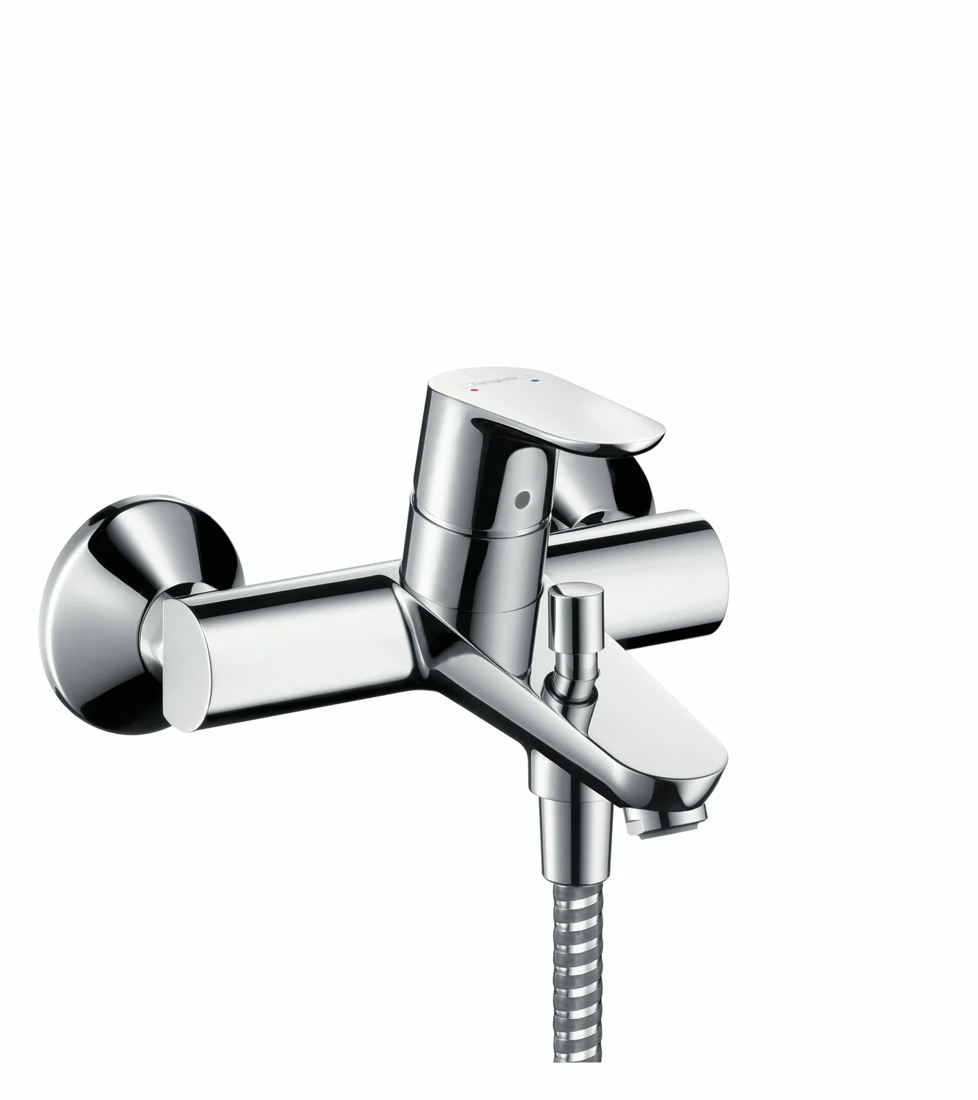 hansgrohe Focus bateria wannowa natynkowa 2 odbiorniki chrom 18 cm 31940000