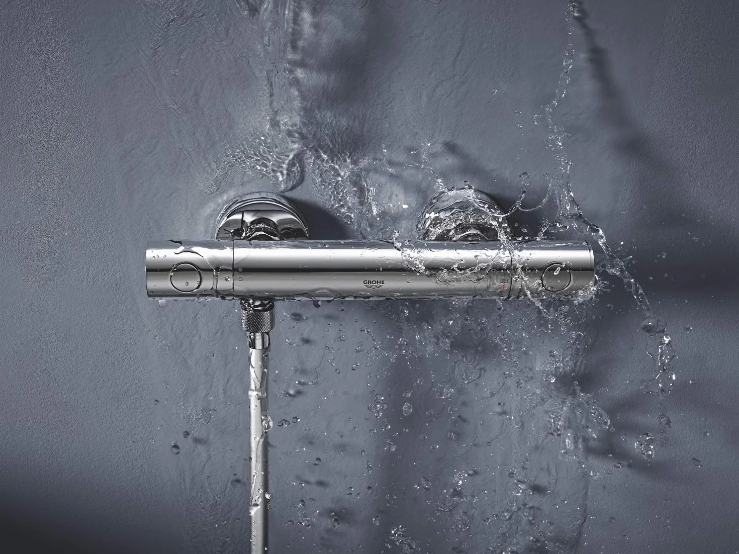 GROHE Grohtherm 800 Cosmopolitan bateria prysznicowa z termostatem chrom