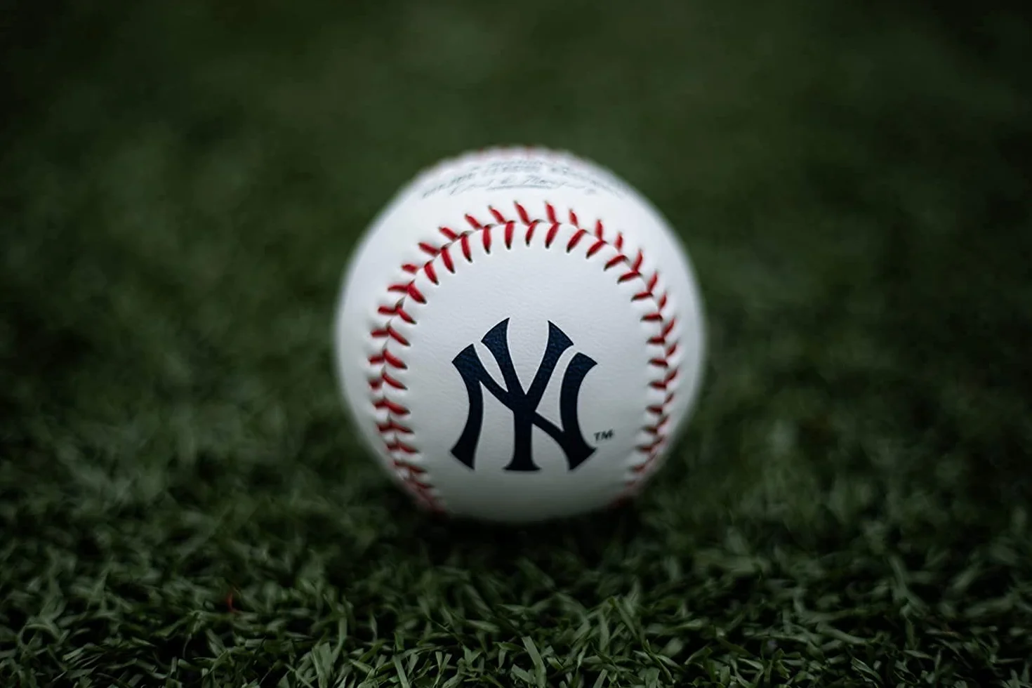 Rawlings MLB New York Yankees Team Logo Baseball, biały, 1