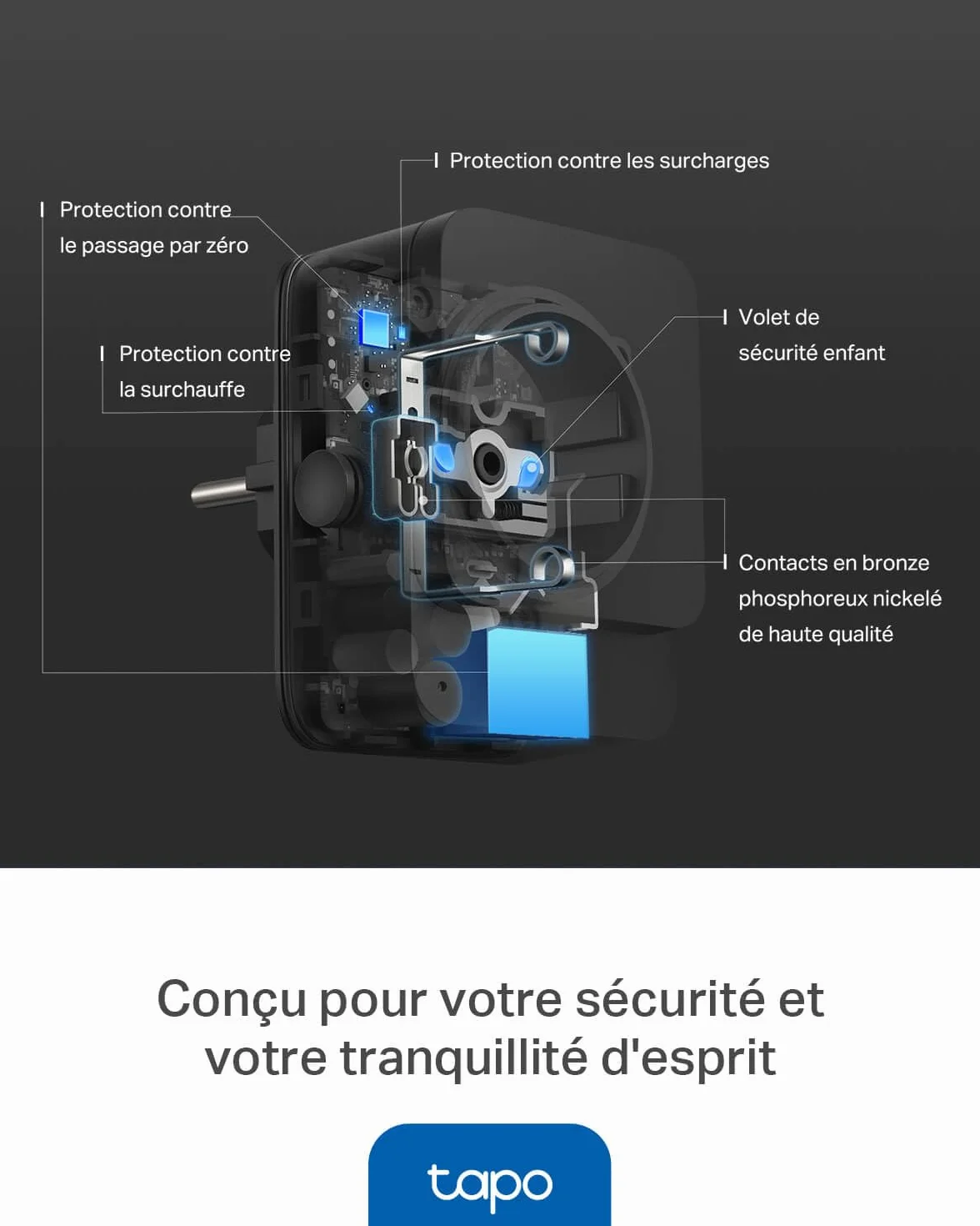 Tapo P410M gniazdko Wi-Fi na zewnątrz Smart Home Plug IP54 3680 W 16 A z licznikiem prądu