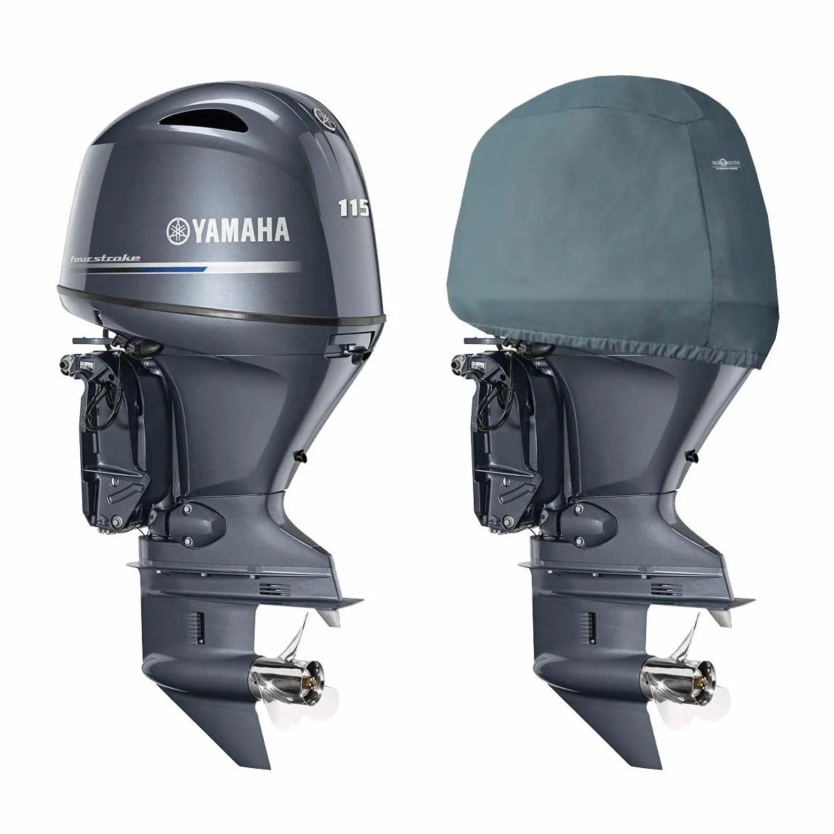 Oceansouth Pokrowce na rowki do silnika zaburtowego Yamaha (F115B, F130A 4CYL 1,8 l (od 2015 do 2024))
