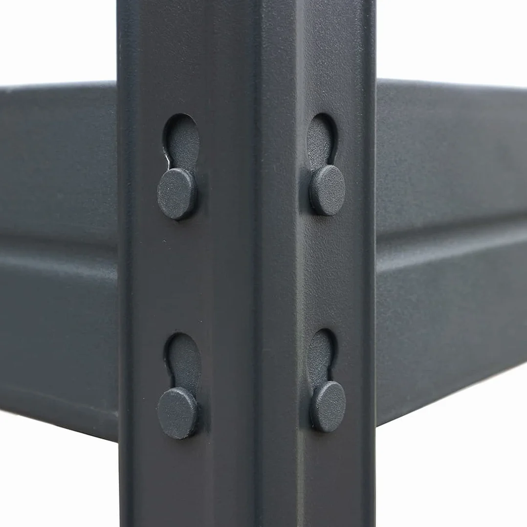 Regał Rivet 180x150x45 cm 4 półki 250 kg antracytowy HDF