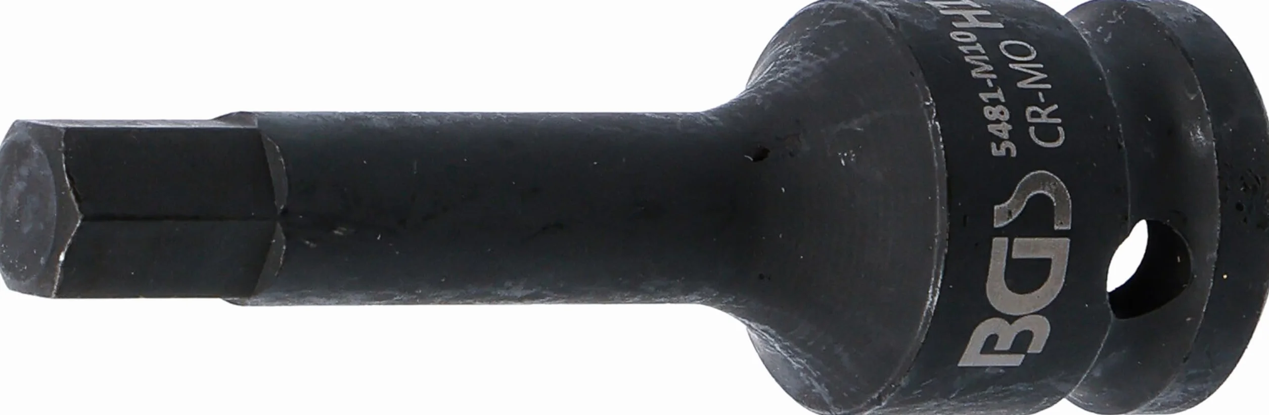 BGS 5481-M10 Nasadka udarowa do bitów 75 mm 12,5 mm (1/2") gniazdo sześciokątne 10 mm