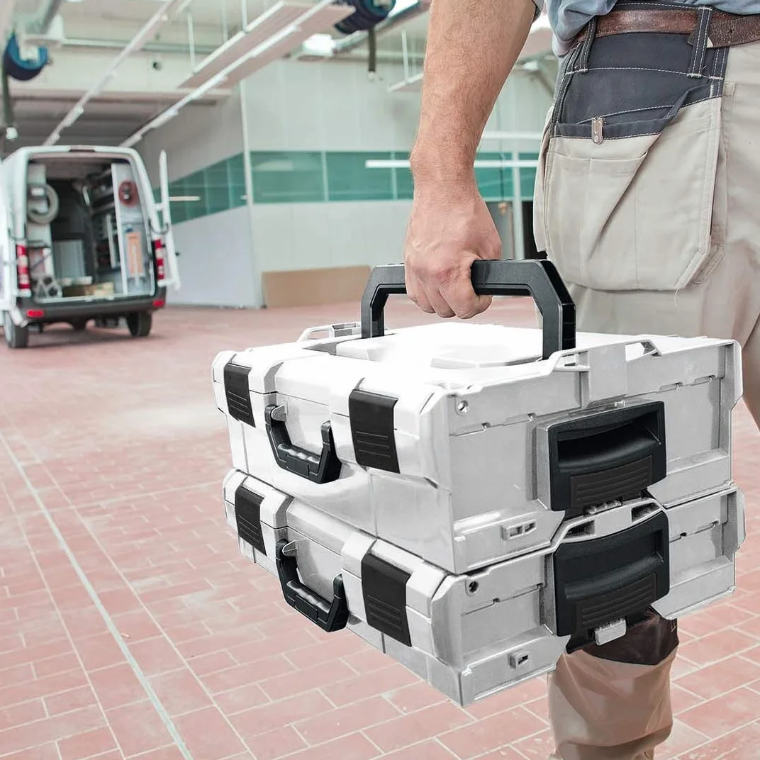 Bosch Sortimo L-BOXX 136 6000003650 jasnoszary/czarny | rozmiar 2 | profesjonalna walizka narzędziowa pusta z tworzywa sztucznego