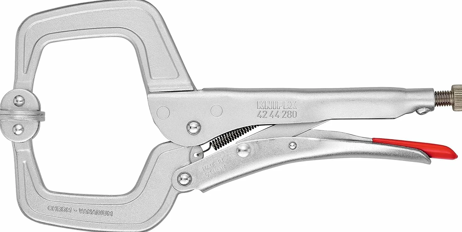 KNIPEX Szczypce zaciskowe spawalnicze Ocynkowane 280 mm 42 44 280