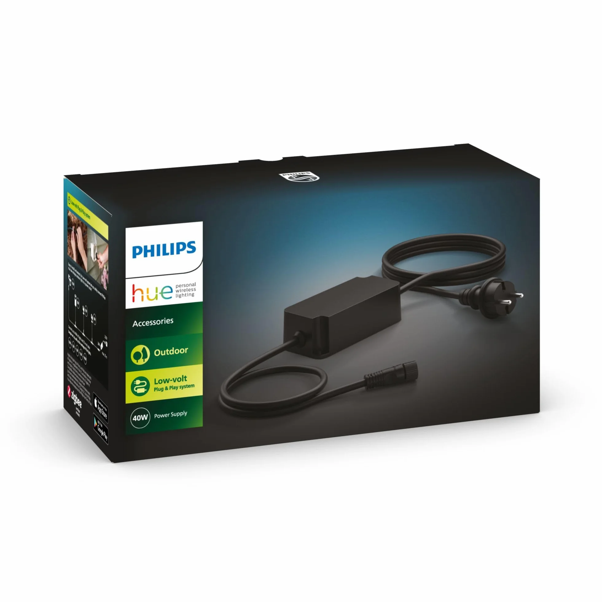 Philips Hue Zasilacz Zewnętrzny Niskonapięciowy 40 W Czarny