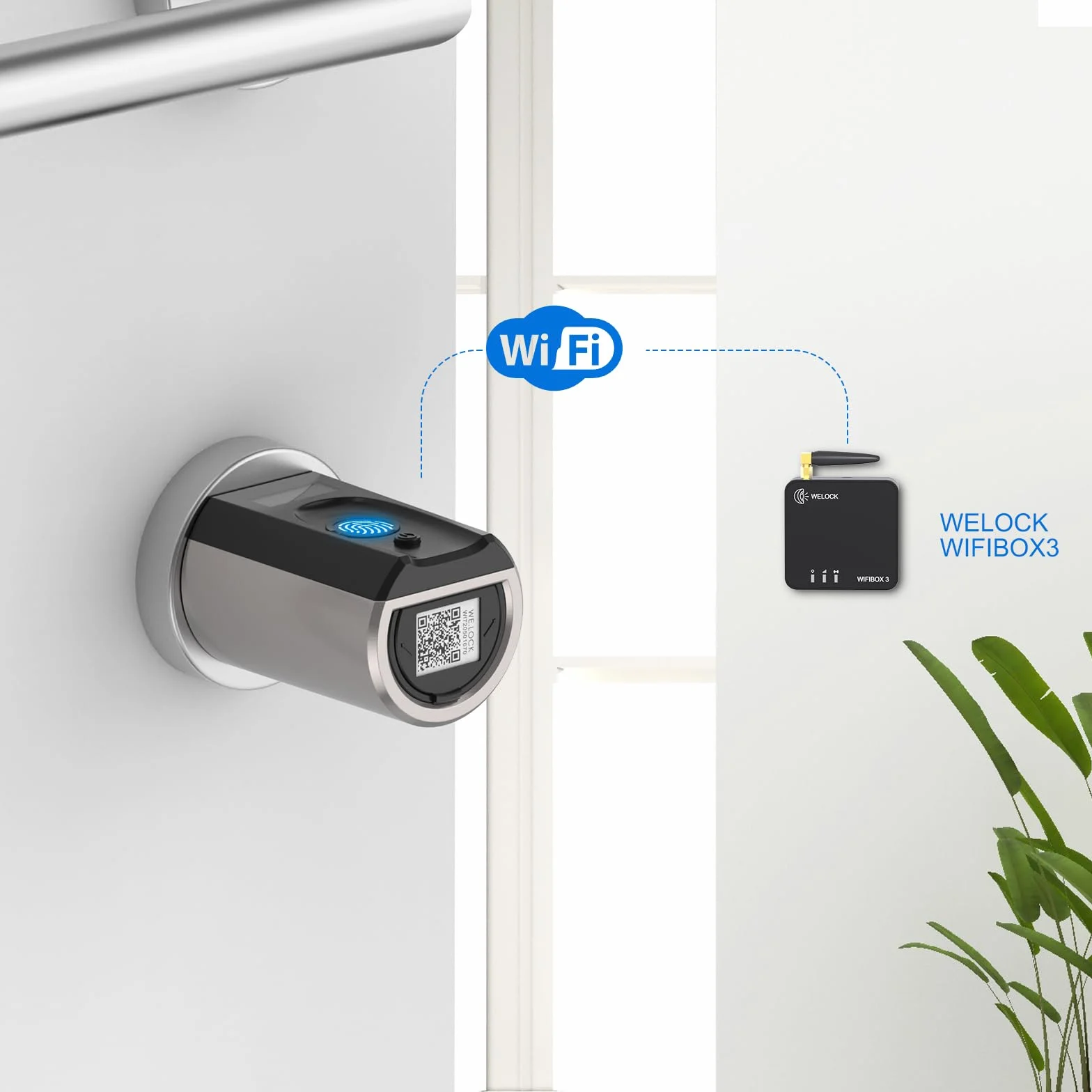 WE.LOCK Inteligentna bramka Bluetooth do zdalnego odblokowywania z Alexą
