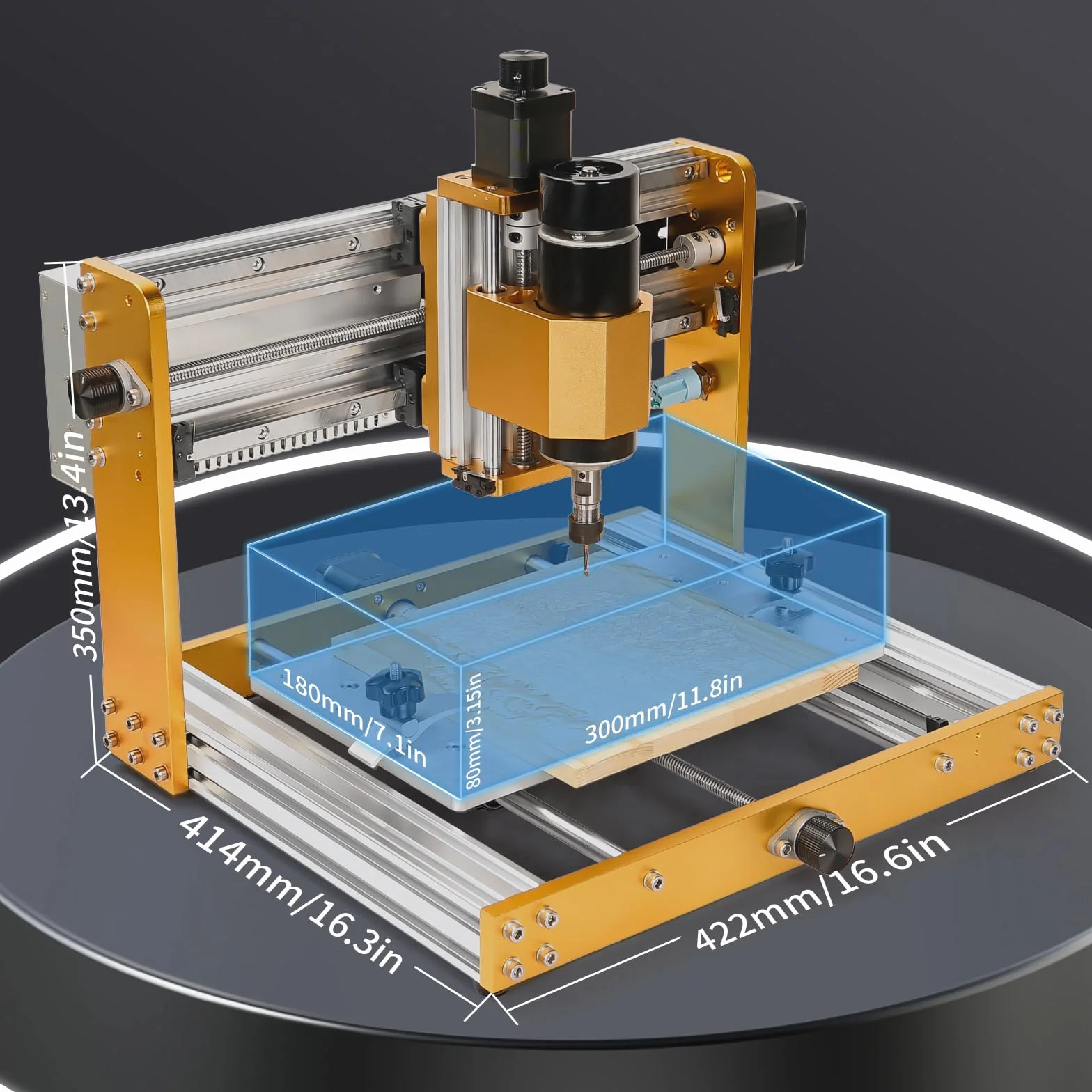 Lunyee 3018 Pro Ultra frezarka CNC 500 W 3-osiowy wyłącznik krańcowy GRBL offline do metalu drewna akrylu