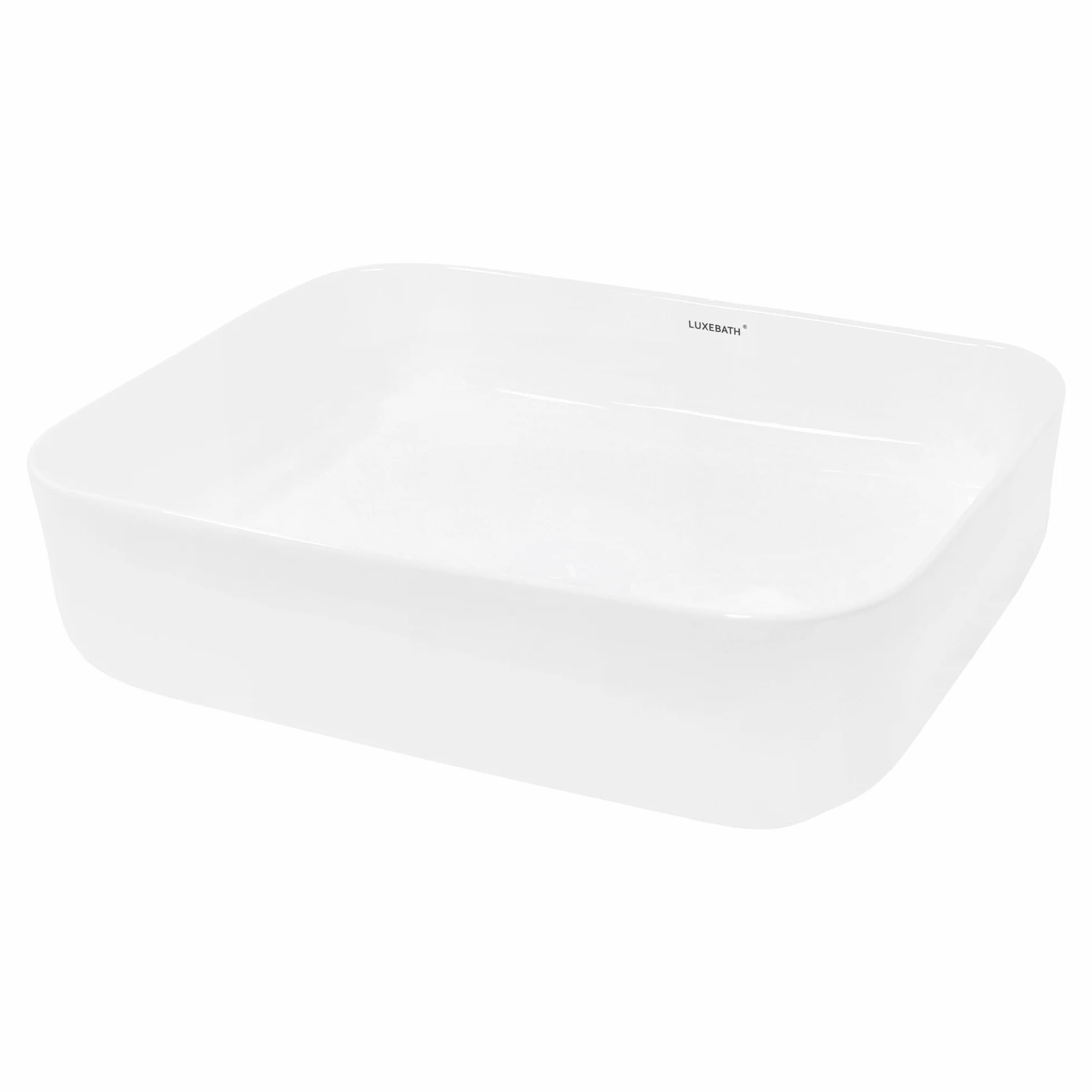 ECD Germany Design Umywalka Nablatowa Ceramiki Białej 505 X 395 X 135 Mm