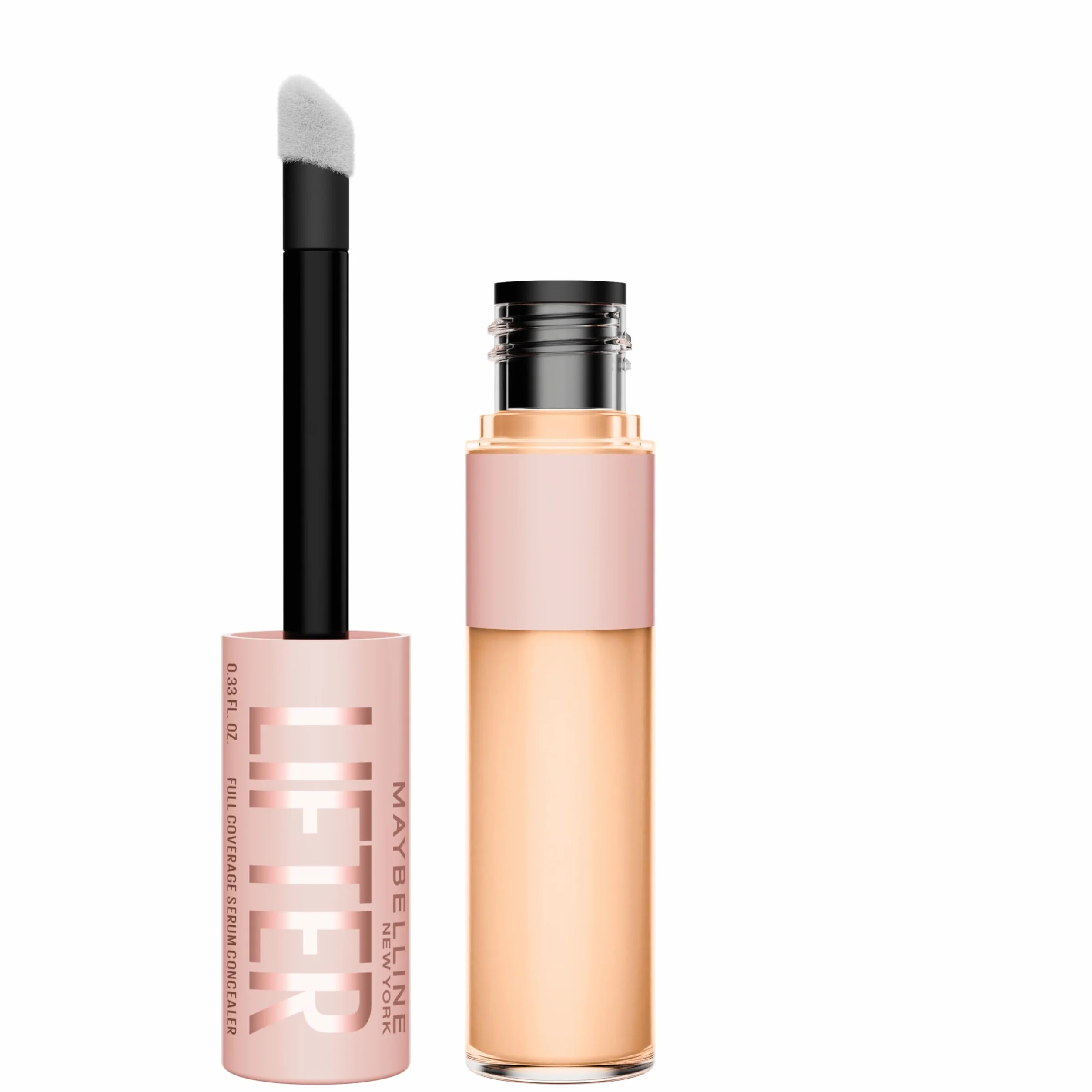 Maybelline New York korektor do twarzy Lifter Concealer, do wszystkich rodzajów skóry, formuła nawilżająca, z kofeiną i peptydami, odcień: 30, 11 ml