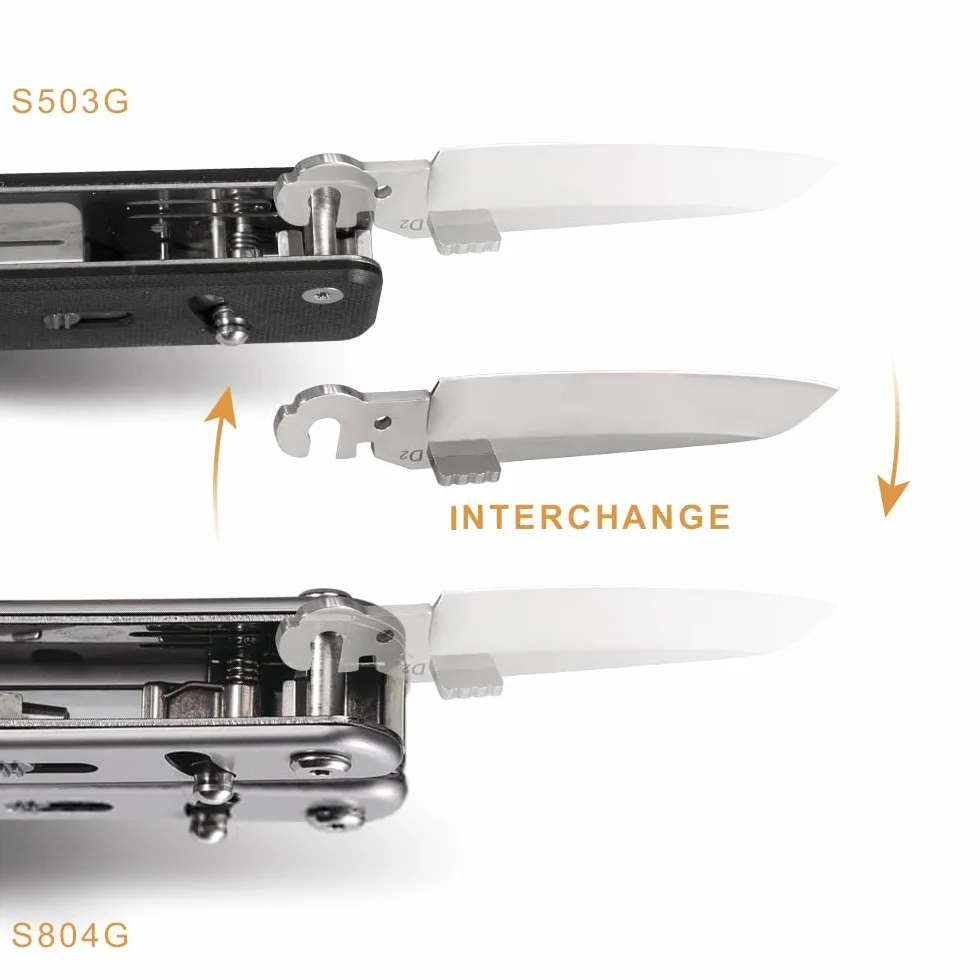 Roxon Ostrze D2 do Flex & Flex Companion Multitool - Wymienne Ostrze Noża