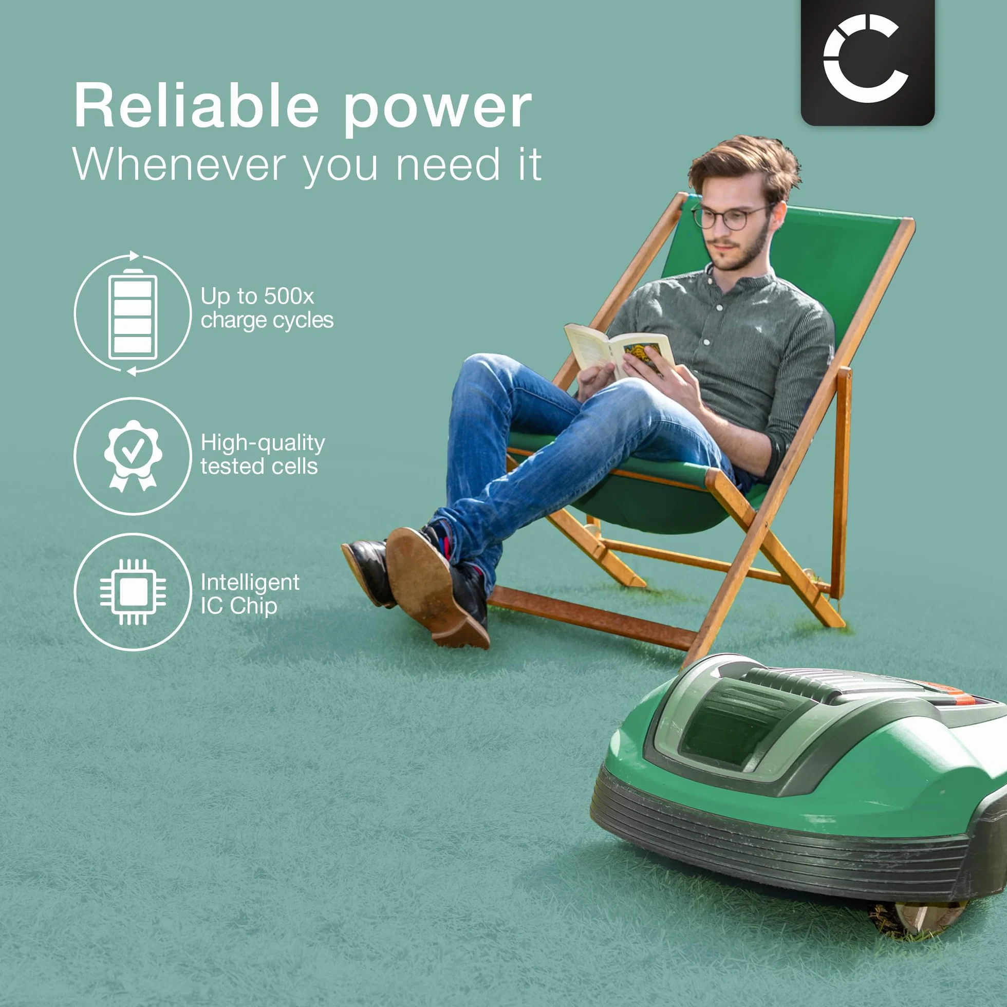 CELLONIC Bateria 18 V 2500 mAh do Husqvarna Automower Gardena Sileno City