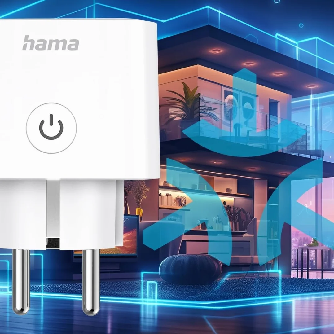 Hama Inteligentne gniazdko WLAN WiFi 3680W IP20 biały