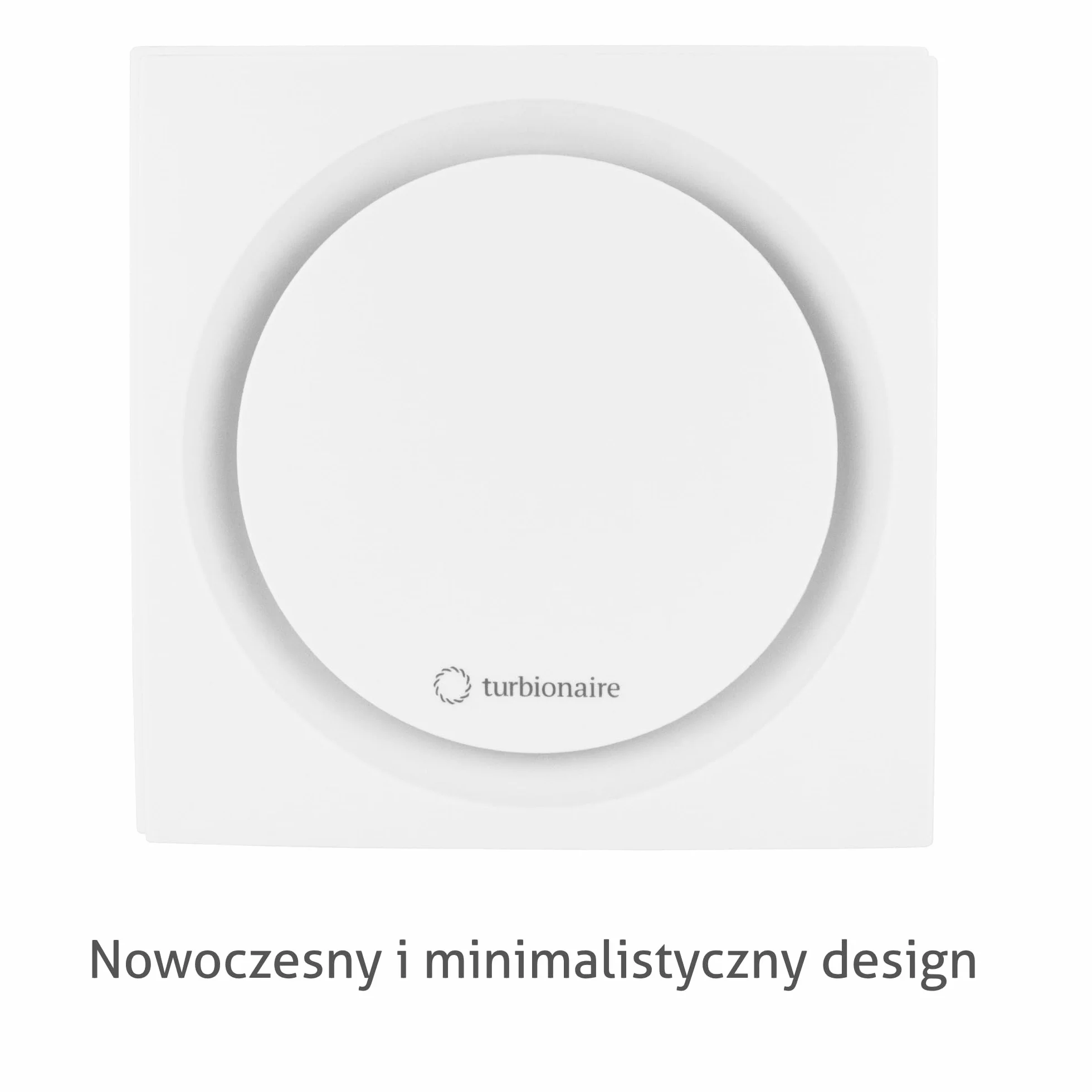 Turbionaire RING 100 SW Cichy Wentylator Łazienkowy z Podwójnym Zasysaniem Ø100mm IPX4 Biały