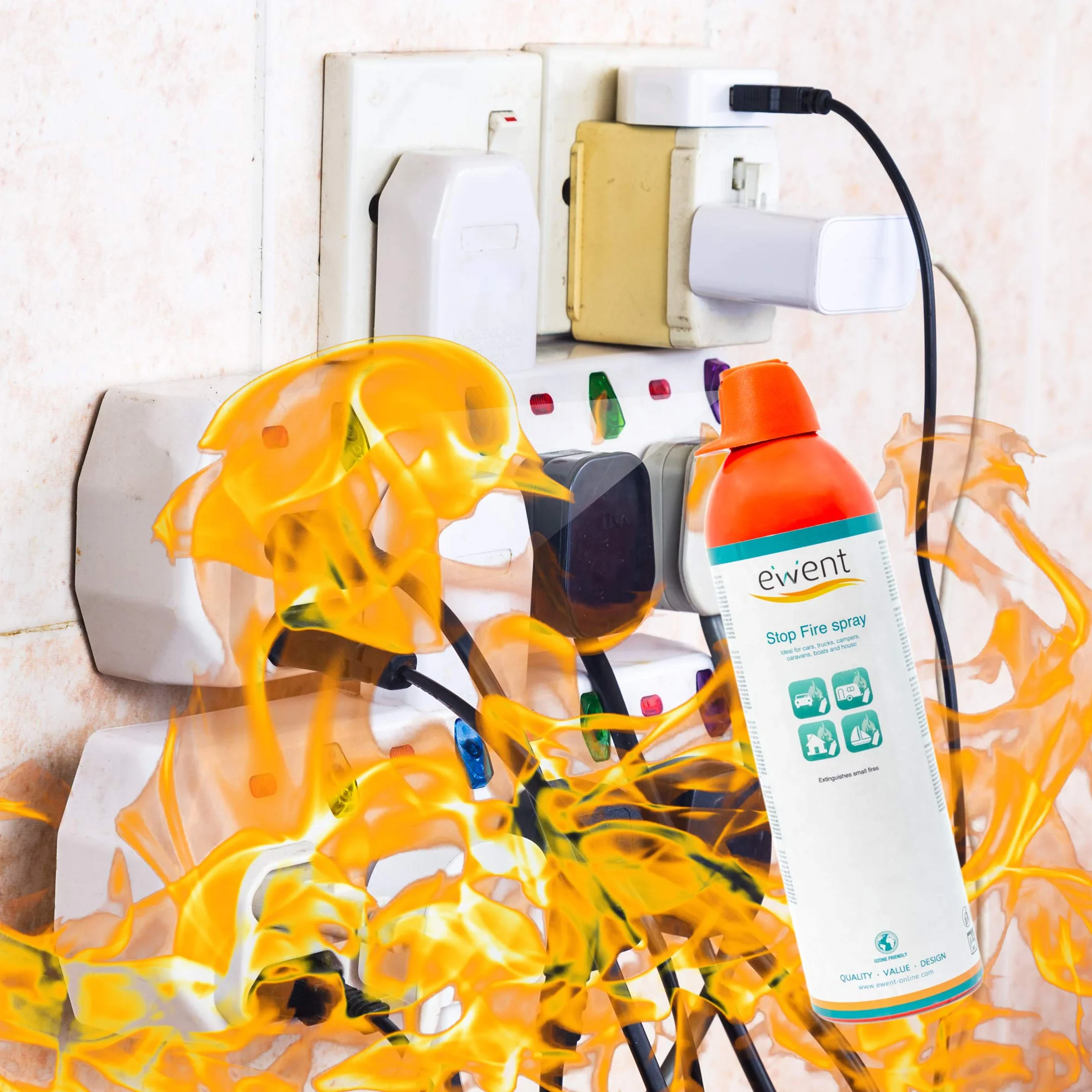 Ewent Spray Extintor fuego