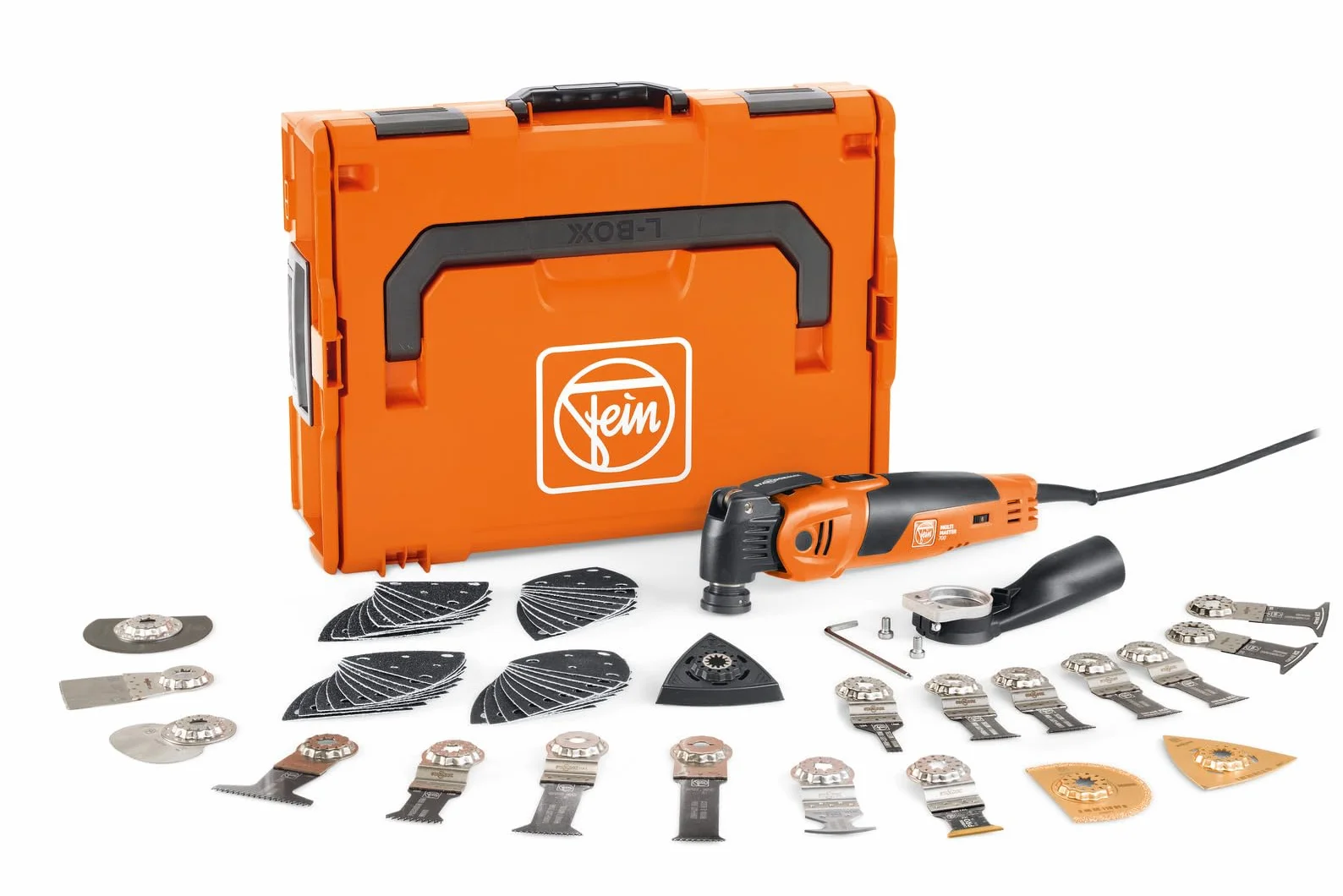 Fein Multimaster Mm 700 Max Narzędzie Wielofunkcyjne 60 elementów Pomarańczowy Czarny