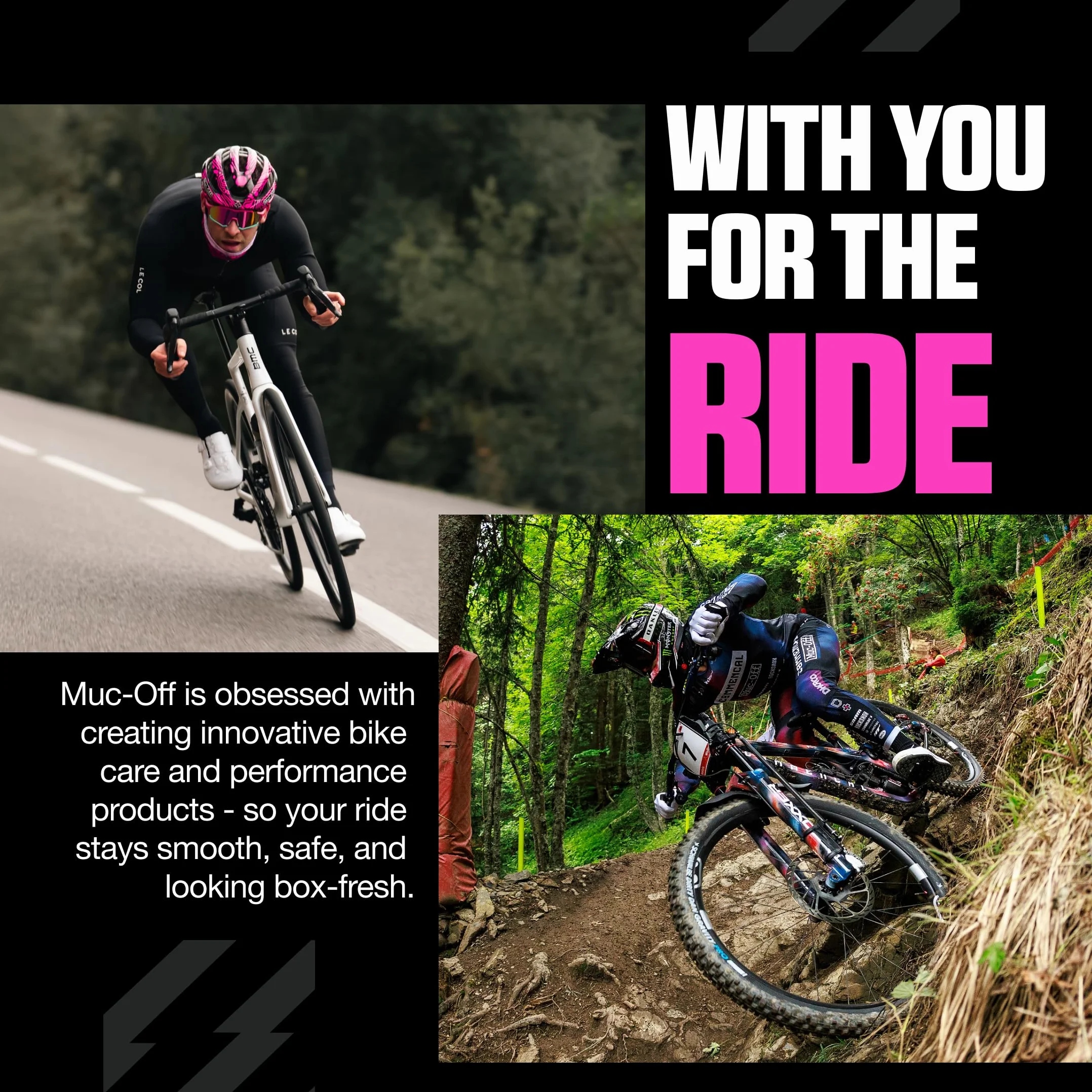 Muc-Off Waterless Wash, 750ml – Spray do Roweru do Mycia i Odtłuszczania bez Spłukiwania – Dwufunkcyjny Polerujący Płyn do Mycia Roweru i Motocykla