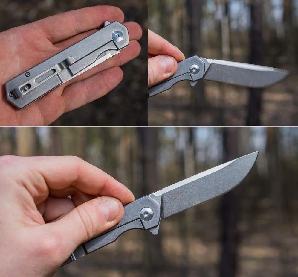 Ganzo FH12 nóż kieszonkowy outdoorowy stal D2 Flipper Lock