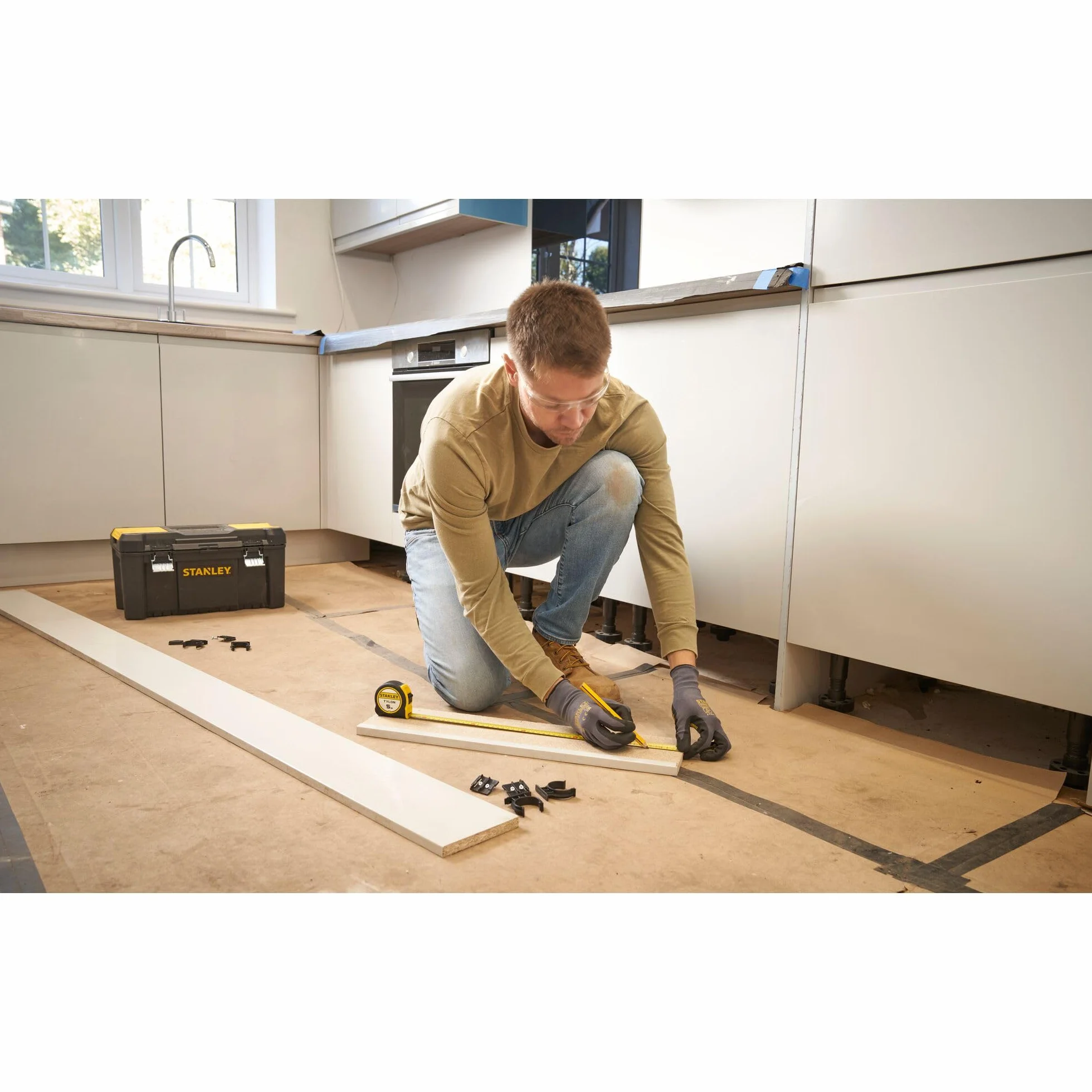 Stanley 1-30-697 Miara 5m x 19mm Czarny/Żółty