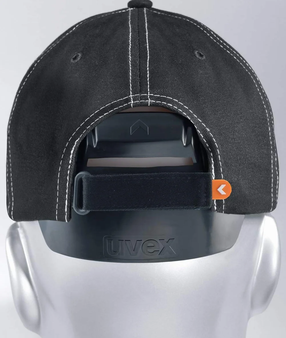 Uvex u-Cap Sport czapka ochronna na głowę z długim daszkiem i twardą obudową - rozmiar 60 do 63 cm