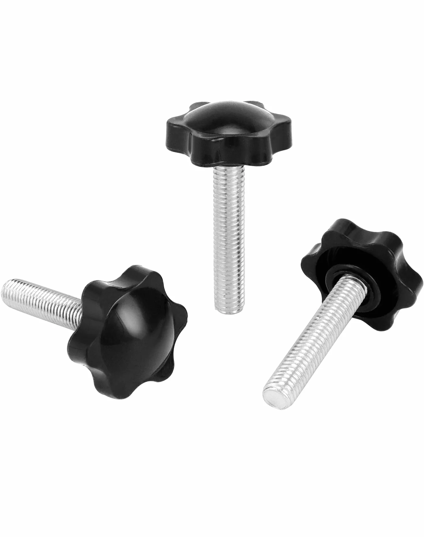 QWORK Zestaw 12 śrub z uchwytem gwiazdowym M8*40MM