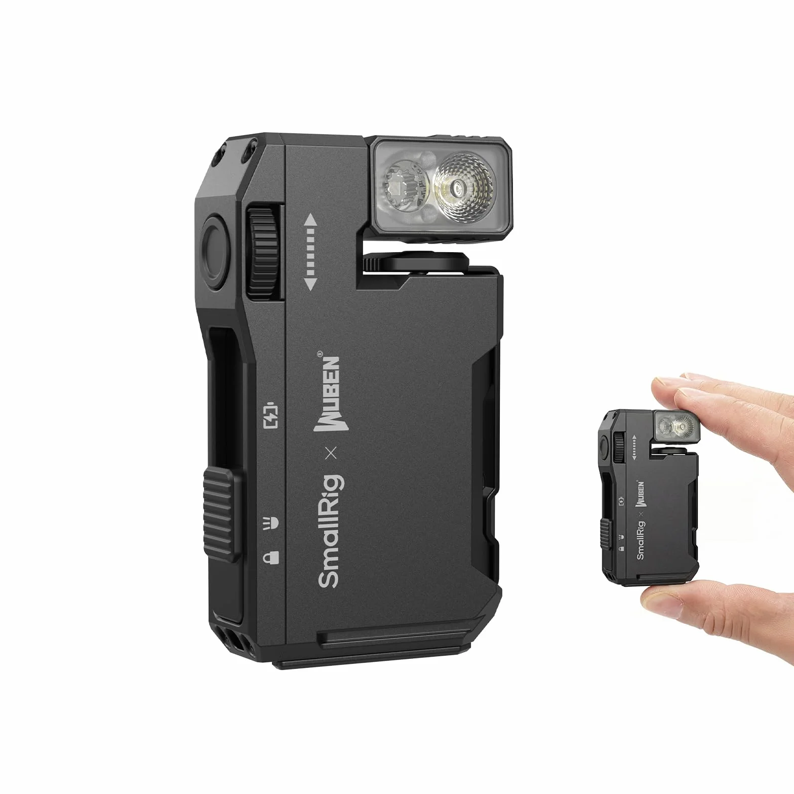 SMALLRIG Akumulatorowa mini latarka EDC 400 lumenów LED wodoodporna IP65 gwint 1/4"-20 dyfuzor 5710