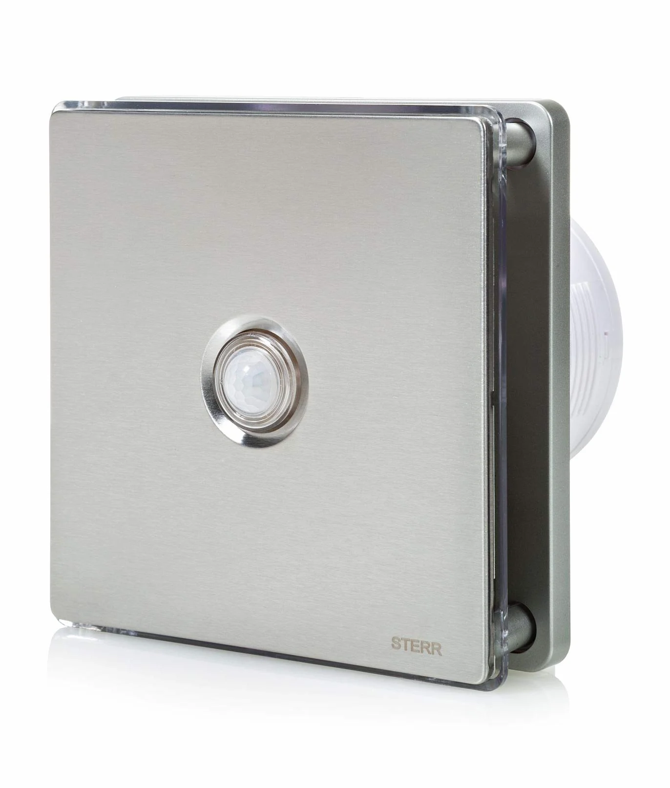 STERR Wentylator łazienkowy 100 mm LED PIR stal nierdzewna BFS100LP-S 10 W