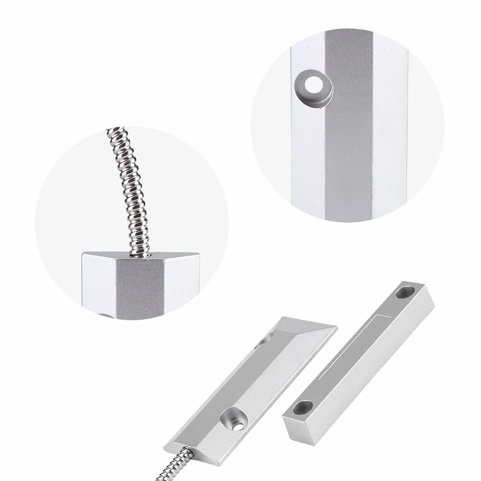 Domowy system alarmowy Metalowa brama rolowana Drzwi okienne Kontakty magnetyczne Kontaktron alarmowy