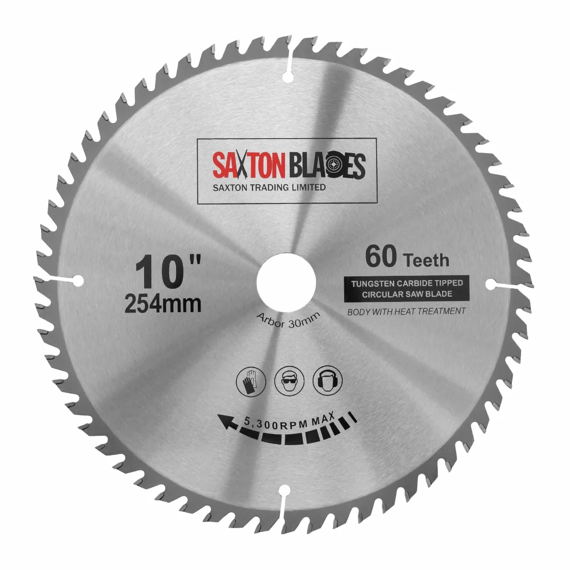 Saxton TCT brzeszczot do drewna 254 mm x 30 mm 60 zębów
