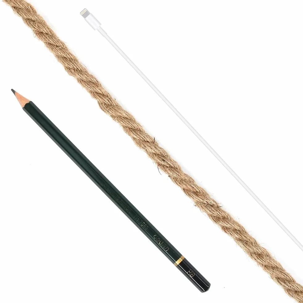 Lina konopna 30 m 10 mm ciężka do rzemiosła florystyki DIY dekoracji brązowa