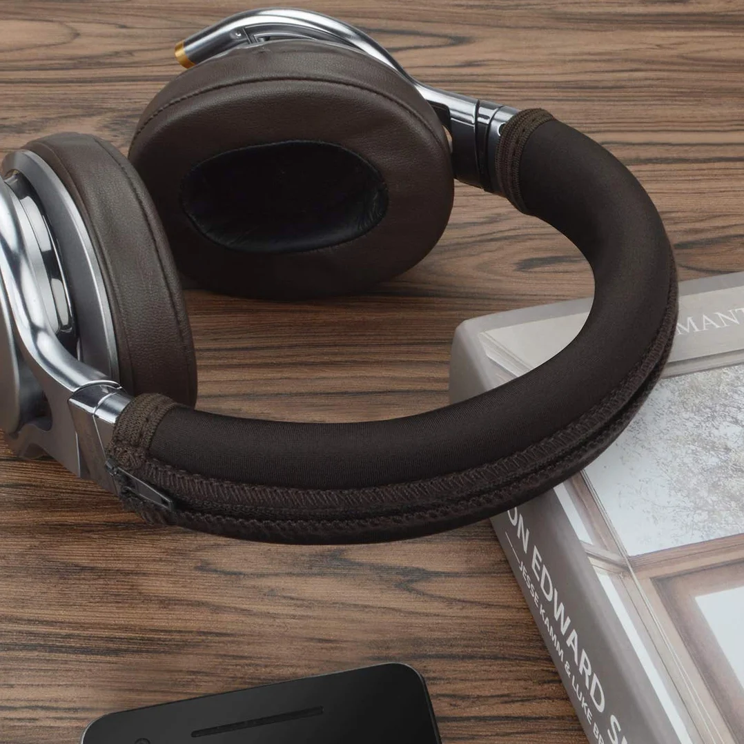Geekria Pokrowiec na głowę kompatybilny z SONY MDR 1A, MDR 1RNC, MDR 1R, 1RBT, 1ADAC, 1AM2, 1RMK2, MDR-1RNCMK2 / poduszka na głowę / ochraniacz na głowę / łatwa instalacja DIY bez użycia narzędzi